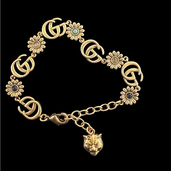 Fashion Jewelry Jewelry - Gucci Gold Flower Style Bracelet